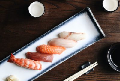 Sushi plate at TOKii