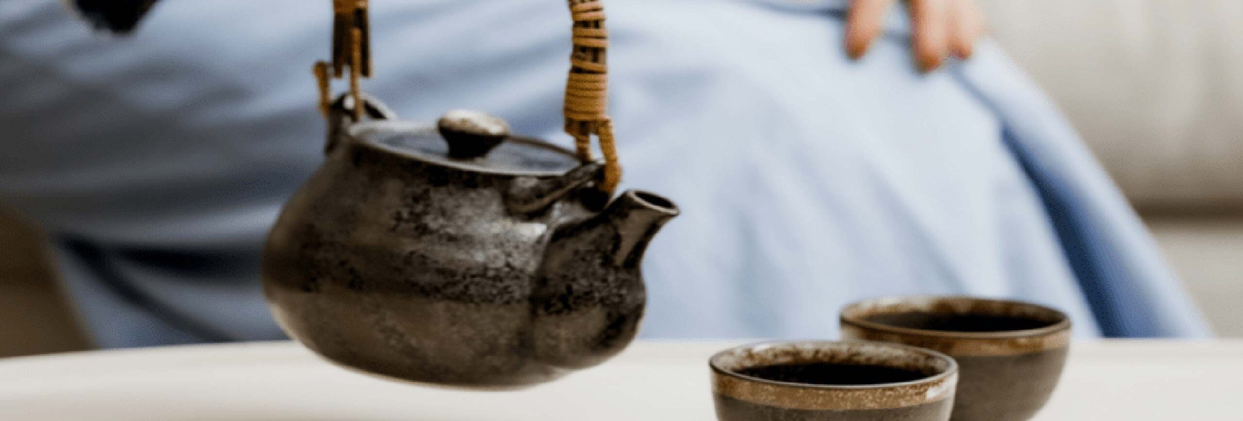 Pouring tea
