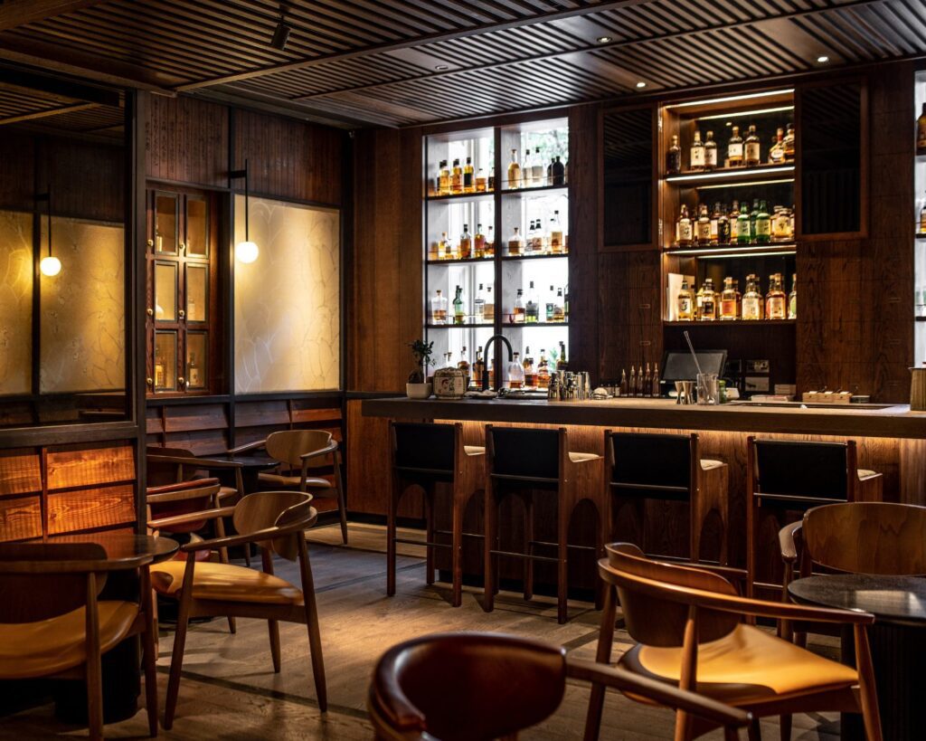 The Malt Lounge & Bar at The Prince Akatoki London featuring premium Japanese and international whiskies.